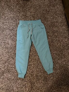 Figs Women's Scrub Pants in seaglass Green